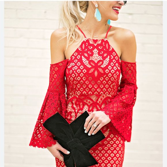 Bardot Saffron Red Mini Dress Size Small US 6 EUR 38 - Picture 2 of 15